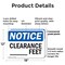 Signmission Custom Clearance -Ft, 18 in W x Rectangle, Plastic OS-2PACK-NS-P-1218-L-15382 - alternate 6